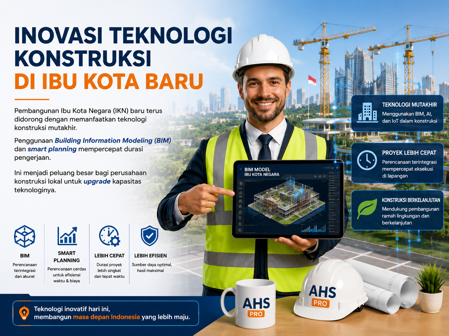 Inovasi Teknologi Konstruksi di Ibu Kota Baru