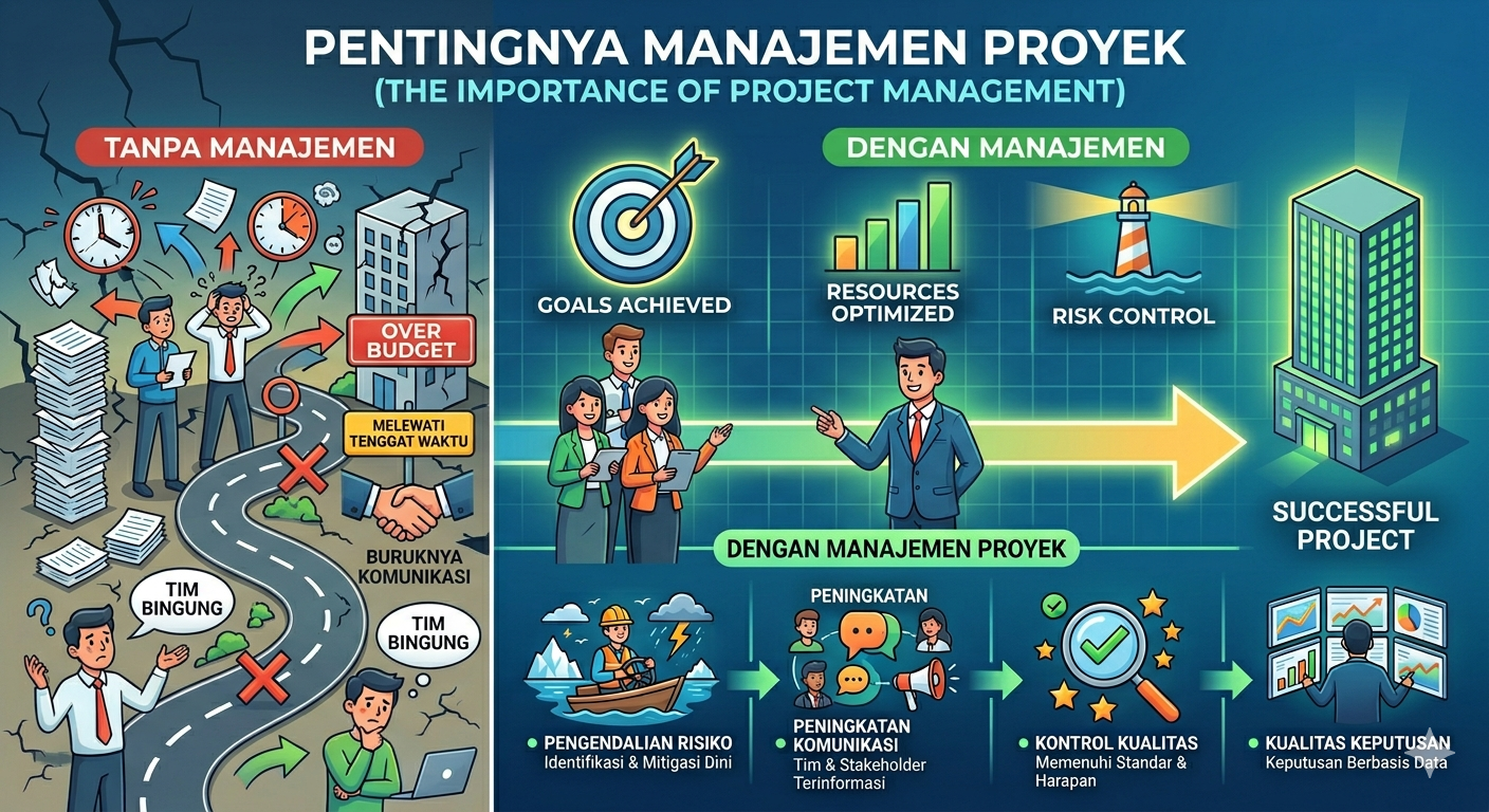 Mengapa Manajemen Proyek adalah Kunci Hidup Mati Bisnis Konstruksi Anda?