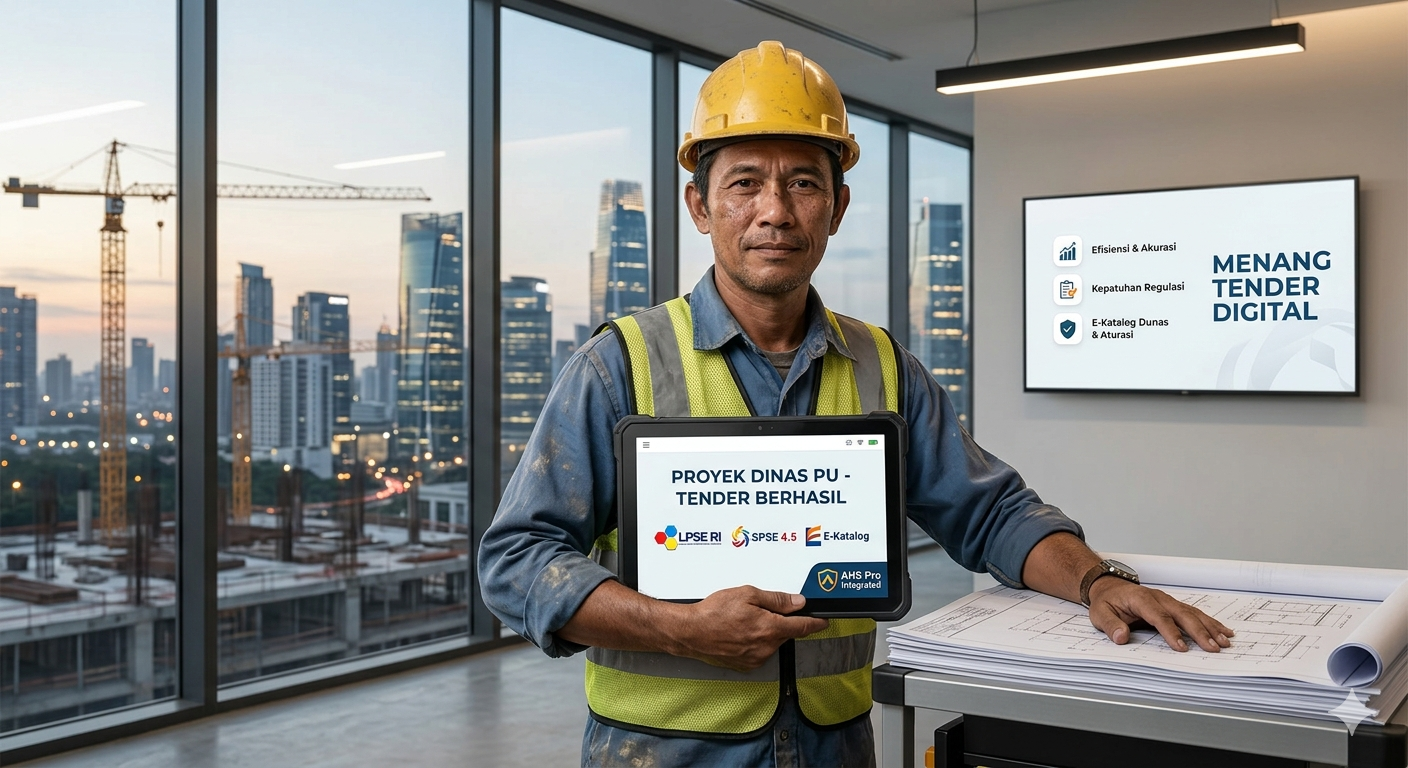 Menang Tender Digital: Mengapa Kontraktor Wajib Beralih ke AHS Pro dalam Sistem LPSE, SPSE, dan E-Katalog