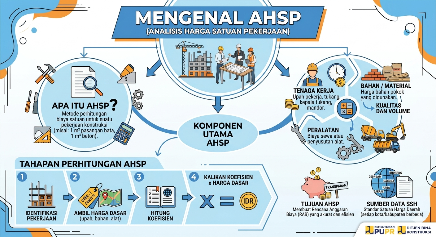 Mengenal AHSP: Kunci Efisiensi Konstruksi dan Alasan Mengapa Nilainya Berbeda di Setiap Daerah